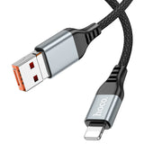 HOCO U128 Viking 2-in-1 charging data cable USB/Type-C to iP