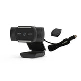 Acer FHD WebCam Auto Focus, Privacy Shutter, Auto Noise Reduction Microphone, 80 Degree View Angle - Black