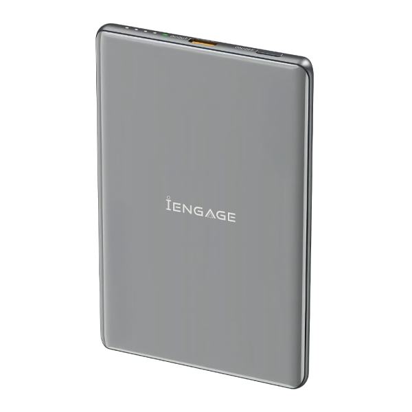 iEngage 5000mAh Wireless Charging Power Bank 15W