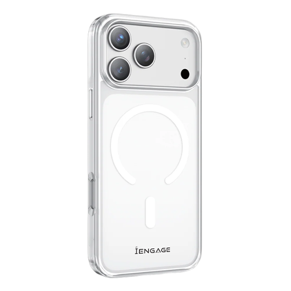 iEngage iPhone 17 Pro Max Hard Clear Case MagSafe