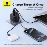 Baseus Palm Fast Charger - 65W / USB-A / USB-C / Cosmic Black