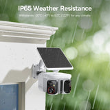 Baseus Security X1 Pro Outdoor Dual Camera 3K - White