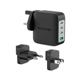 RavPower 3-Port USB-C and 1-Port USB-A PD140W Wall Charger - Black