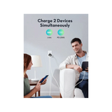 RavPower 1-Port USB-C and 1-Port USB-A PD 45W GaN Wall Charger - Black