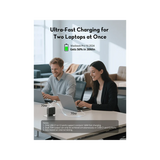 RavPower 3-Port USB-C and 1-Port USB-A PD140W Wall Charger - Black