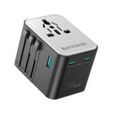 RavPower 4-in-1 3-Port PD GaN 25W Travel Adapter - Black