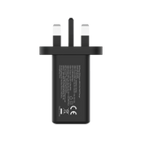 RavPower 1-Port USB-C and 1-Port USB-A PD 45W GaN Wall Charger - Black