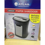 Atlas Cross Cut Shredder 12 Sheets Credit Card Cc1240