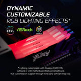 Kingston FURY Renegade RGB 32GB (2x16GB) DDR5 6800MT/s CL36 Desktop Memory Kit