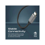 Promate 4-in-1 USB-C Multi-Port Data Hub in Gray Finish