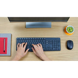 Logitech Mk235 - 2.40Ghz Up To 10M Optical Wi-Fi Arb/Eng Keyboard & Mouse Combo