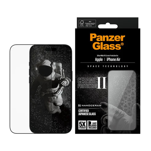 PanzerGlass Ceramic II Screen iPhone 17 Air 6.6 Inch Ultra