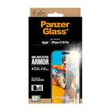 PanzerGlass Anti-Reflective Armor Screen Protector w. Easy Aligner iPhone 17 / 16 Pro