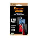 PanzerGlass 2-Way Privacy Screen Protector for iPhone 17 Pro Max