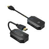 Powerology Wireless HDMI to HDMI Audio & Video (Transmitter + Receiver) - Black
