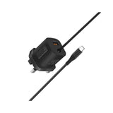 Promate 33W Super Speed USB-C PD QC Wall Charger Black