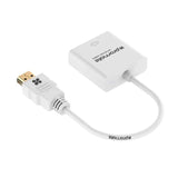 Promate Pro Link HDMI to VGA Video Conversion Adapter Kit White