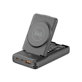 بنك طاقة لاسلكي مغناطيسي من إنجيج، سعة 10000 مللي أمبير، متعدد الوظائف، بقوة 20 واط