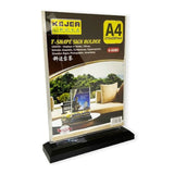 Kejea T-Shape Card Stand Vertical K-6085 V-A4