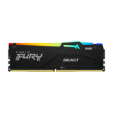 Kingston Fury Beast RGB 32GB (1x32GB) DDR5 6400MT/s CL32 Desktop Memory -Black