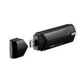 محول واي فاي لاسلكي ثنائي النطاق من ASUS طراز USB-AX56 AX1800 - USB-A / WPA3