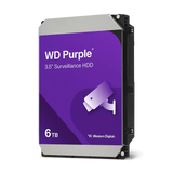 WD Purple 6TB Surveillance Hard Disk Drive - 5400 RPM Class SATA 6Gb/s 64MB Cache 3.5 Inch WD63PURU